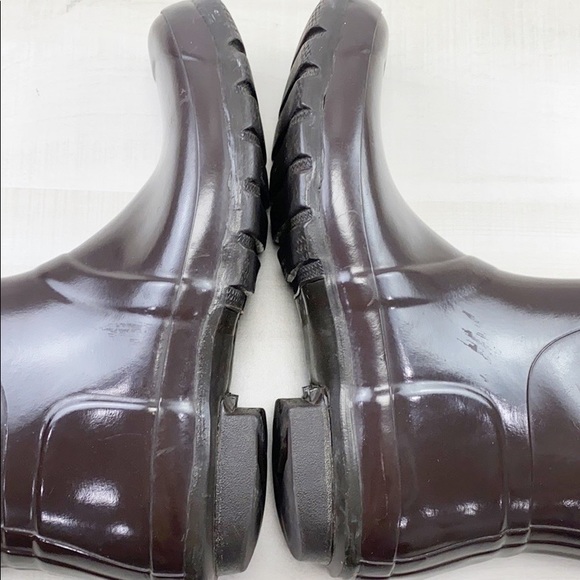 HUNTER ORIGINAL GLOSS TALL BOOT in Seep - Picture 3 of 13